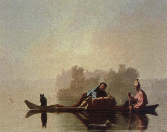 George Caleb Bingham fur traders descending the missouri oil painting picture